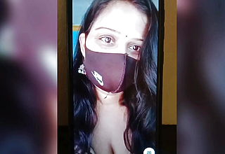 Telugu aunty video Call For step Brother dirty Talking With Boobs Showing Sucking