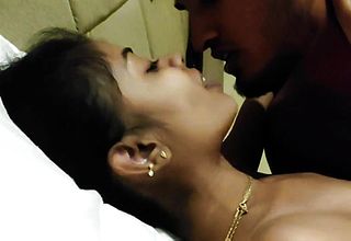 Indian beauty foreplay In Bed